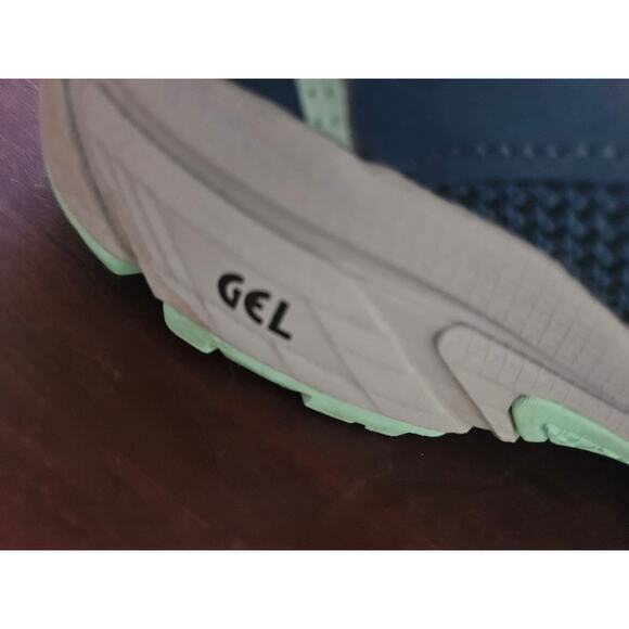 Asics Gel-Venture Women's Running Shoes Navy Coral Mint Size 7 Sneakers - Picture 8 of 10